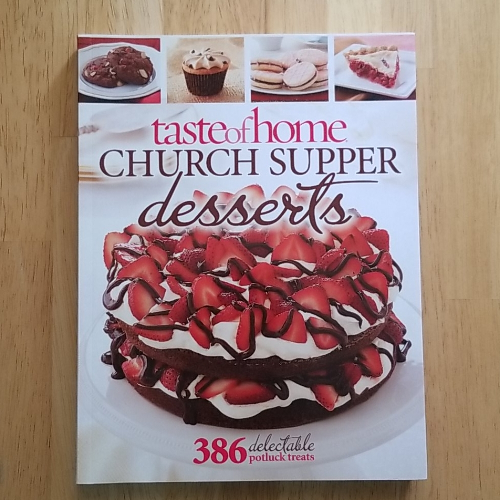 Taste of Home Church Supper Desserts cookbook